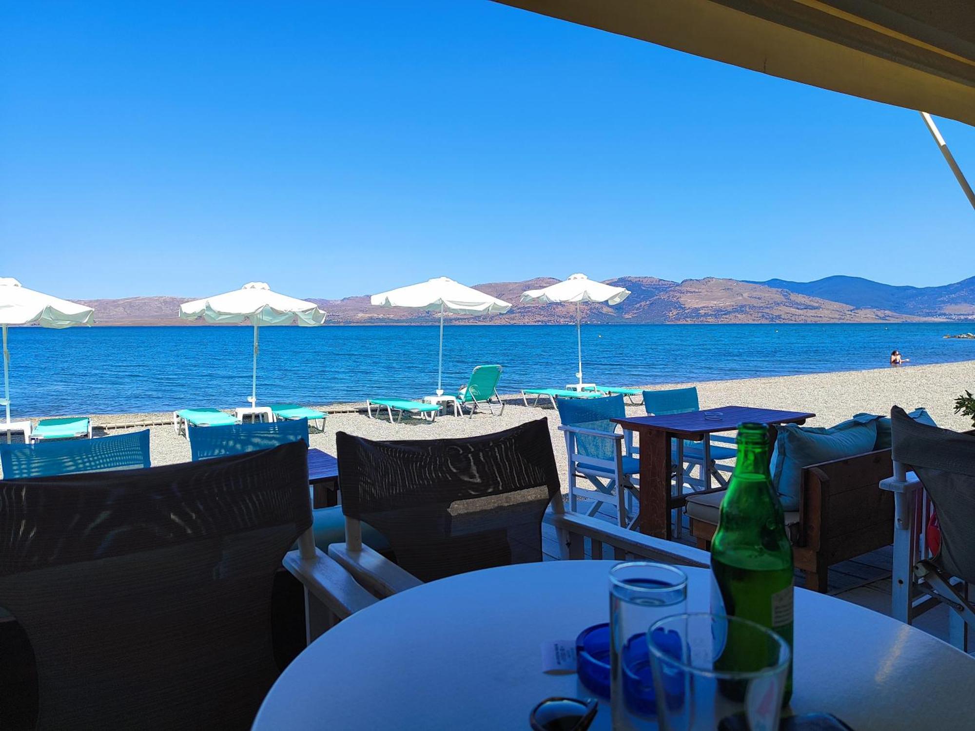Holiday House With Sea View In Skala Polichnitos Skala Polichnitou Luaran gambar